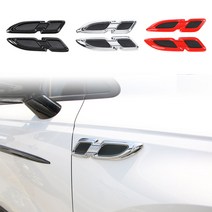 카니발 KA4 4세대 휀다 가니쉬 K9 스타일 엠블럼 스티커, 크롬