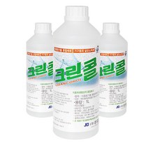 크린콜1L-10개입 식품첨가물혼합제제 기구등의 살균소독제 식음제조 가공설비 조리기구등 칼 도마 행주 수세미 오염균살균소독, 1개, 1L