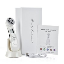 가정용 고주파 리프팅 마사지기 홈케어 초음파 5 in 1 led 피부 얼굴 지팡이 붉은 빛 치료 lumispa LED 제거제 Rf 기계, [01] rf lifting