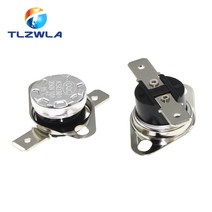 1pcs 일반적으로 열림 ksd301 10a 250v 40-135도 베이클라이트 ksd-301 온도 스위치 온도 조절기 센서 50 60 65 70 75 80 90 100, 135도, 평상시에는 닫혀있다