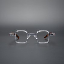 사각 뿔테 안경 블랙 안경테 대두 연예인 알작은 안경태