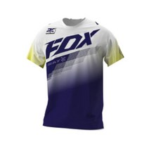 접는자전거 접히는자전거 접이식미니벨로 남자용 다운힐 저지 BAT Fox 산악 자전거 MTB 셔츠 오프로드 DH 오토바이 모토크로스 스포츠웨어 레이싱 바이크, W-S008_XXS