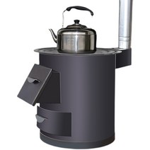 가마솥 화덕 무쇠 대형 업소용 솥단지 드럼통 소각로, 40cm 블랙 드럼  A세트(하단이미지참조)