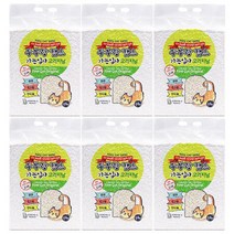 [두부랑캣츠] 고양이 모래 가는입자 오리지널 7Lx6개, 상세 설명 참조