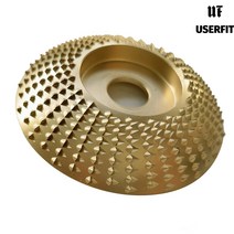 유저핏 고급 탄소강 앵글 그라인더 디스크 휠 톱날 연마석, 1개