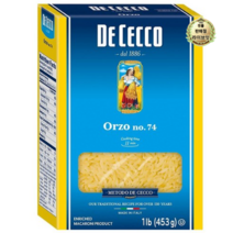 라이브잇 Dececco 오르조 NO.74 파스타, 7개, 453g