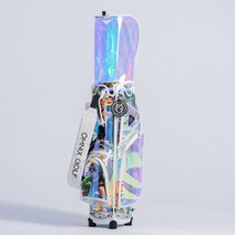 OMNIX 옴닉스 골프 레인보우 초경량 카본 카트백 캐디백, 화이트프레임
