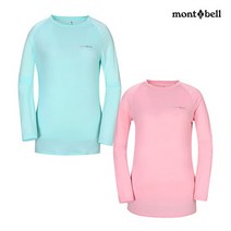 [최초가 68 000/몽벨] 여성 라운드 긴팔티셔츠[종택일]