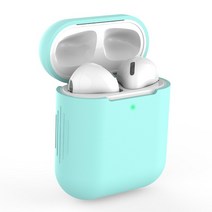 Apple Airpods 2/1 용 범용 실리콘 케이스 Air pods 1 2 보호 이어폰 헤드폰, 2