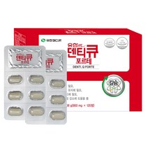 유한메디카 덴티큐 포르테 2통 4개월분 치아건강 칼슘 영양제