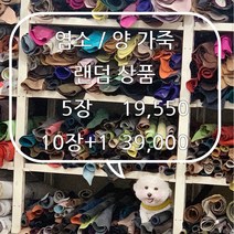 예카레더 양 / 염소 천연가죽 랜덤 묶음상품, 5장