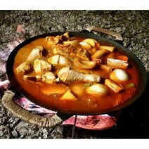 [GOPICNIC] 고피크닉 무쇠 캠핑 그리들 세트 불판 34cm 국내산 강철 마블3중코팅 시즈닝 필요없는 그리들