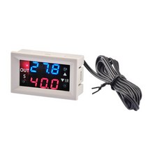 회로 t2401-o t2401-n w2401-o w2401-n dc12v 타이머 지연 릴레이 모듈 듀얼 led 디지털 튜브 디스플레이 온도 제어 릴레이 보드, w2401-n 패시브
