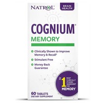 Natrol Cognium Memory 실큐아미노산 100mg 60정 60회분, 1개