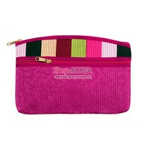 누비 수 색동티슈지갑(대)-진분홍 외국인선물한국기념품