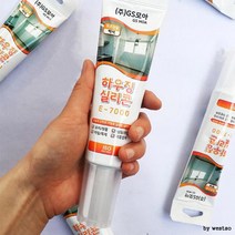 모아 하우징 실리콘(튜브형무초산용) 백색 틈새차단 고무바킹 방수 곰팡이방지 창틀, 본품