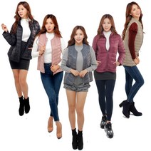 초경량 오리털 라운드 조끼 (여성용)