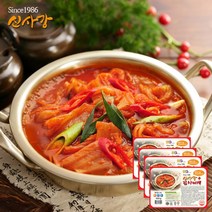 서민갑부 방영 수원맛집 신사강 김치찌개_500gX4개 가정식 간편 저녁메뉴 혼밥 캠핑음식, 김치찌개_500gX4개(무료배송)