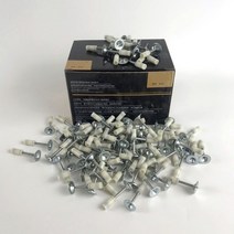 타카총 핸드타카 손 콘크리트 건 목공 에어 무선 전기 타카 전동 공구 못 총 강철 리벳, 100개 손톱