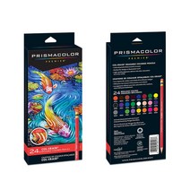프리즈마 유성색연필 72색 132색 150색 [품질보증] Prismacolor 미국, 24색 연지 케이스개
