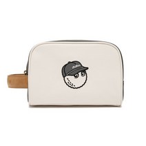 말본 골프 M 버킷 클래식 파우치 IVORY POUCH, FREE