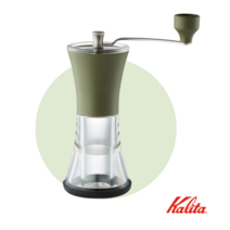 Kalita 칼리타 수동 커피 그라인더 핸드밀 분쇄기 세라믹 그린 블루 KKC-25
