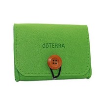 펠트 에센셜 오일 케이스 도테라 6 슬롯 10ML 보관 가방 병 홀더 아로마 운반 걸이, 01 13 10cm, 01 Green