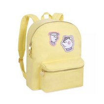 Disney 디즈니 파크 스토니 클로버 레인 미녀와 야수 패치 백팩 옐로우 BNWT!