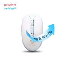아이리버 항균 MEDIC-WM5 6버튼 무소음 무선마우스, 시에라 블루