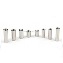 다기능 휴대 Diy 재료 나이프 핸들 나사 원통형 너트 연결 파이프 리벳 치즈 M4 스레드 10 피스, 01 10pcs (5x9mm)
