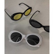 커트코베인 틴트 선글라스 빅사이즈 유니크 뿔테 나비 안경