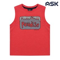 에스크 주니어 유니 PARADISE 민소매 티셔츠