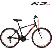 2021 케이투바이크 MTB자전거 로건26GS 26인치 21단, 로건26GS(레이브) 매트블랙, 미조립