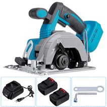 Doersupp 1500W 10000RPM 68000mAh 5인치 전기 원형톱 배터리 1개2개 세트 마끼다원형톱, 배터리 2개 세트