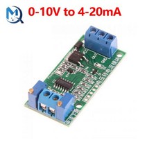 전압-전류 모듈 0-2.5V 0-3.3V 0-5V 0-10V 0-15V 0-24V ~ 0 -20mA/4 -20mA 전류 송신기 신호 변환기 215461, 0-10V to 4-20mA215461