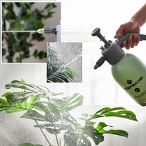 GREEN 고압 압축분무기 2리터 분사기 다이얼식 스프레이 분사모드 세차 원예 소독 다용도 분무기, 딥방 그린압축분무기2리터