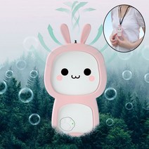 핫딜!!최저가!!((무료배송))(라라몰) 미니밈 음이온 휴대용 공기청정기 BR002, 토끼