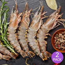 [씨테이블] 블랙타이거 새우 500g x 2팩 특대 대 중 택일, (특대) 500gx2팩, 20마리