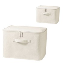 무인양품 MUJI 소프트 박스 장방형 덮개식 M 2개 4550344831632, 기타