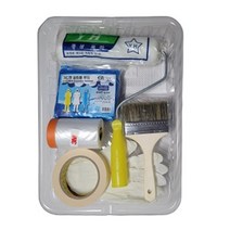 페인트칠 유성 수성 겸욤로라 9인치 페인트붓 페인트로러 붓 롤러 셀프페인팅 도구 세트(대), 유성롤러9인치 용품7종 세트