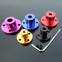 알루미늄 합금 단단한 플랜지 커플링 모터 가이드 샤프트 커플러 커넥터 3D 프린터 액세서리 1 개 2 3mm 4mm 5mm 6mm 8mm, 08 1pc purple 8mm