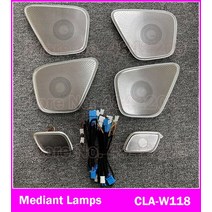 자동차 실내등 LED 튜닝 자동차 LED 분위기 램프 64 색 메르세데스-벤츠 A/CLA 클래스 W177 W118 터빈 앰, 10 Set 10_02 After 64-color