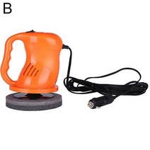 폴리셔 자동차 광택기 휴대용 자동 차량 전기 샌더 12v 40w 왁스 버퍼 왁스 청소기, 주황색