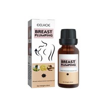 EELHOE 미유 마사지 오일 순하고 촉촉한 케어 가슴 확대 탱탱한 가슴 마사지 케어, 20ml 박스