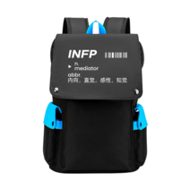 16 mbti 태그 펜던트 키링 가방부착용 악세서리 엠비티아이 휴대용 선물 성격유형 생일, 프리사이즈, 10블루