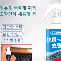 중성 철분 제거제 자동차 철분제거제 간단한 조작/순한 처방/도장면 전용, 100ml, 1개