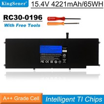KingSener RC30-0196 RZ09-0196 노트북 배터리 Razer 블레이드 스텔스 2016/2017 V2 13 i7-7500U 헤이즐 RZ09-0168 4221mAh, CHINA