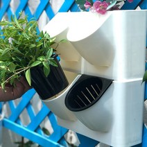 월 수직 정원 화분 자동 급수 벽면 소형 플라스틱 진열대 인테리어 행잉 벽걸이 벽장식 홈가드닝, BG01수직정원화분