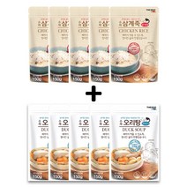 더독 삼계탕 삼계죽 오리탕 오리죽 북어국X10개 반려동물 보양식 반려동물영양식, 10개, 삼계죽5+오리탕5