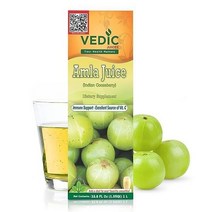 Amla Juice Indian Gooseberry Supplement with Vitamin C for Gut Health Immune Support and Hair Gro, Indian Gooseberry - Regular, 33.80